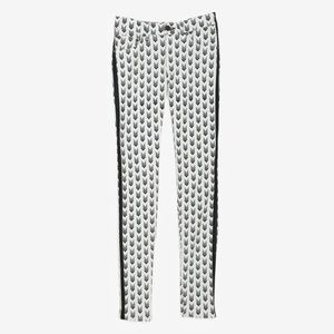 Rag & Bone White Arrow Tuxedo Print Skinny Jeans Size 27
